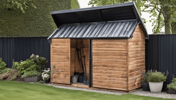 Space-saving lean to sheds: practical storage for your garden
