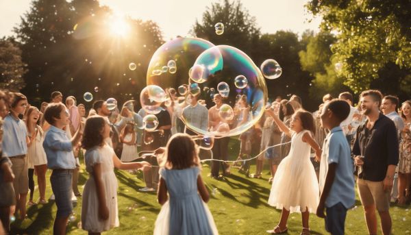 Why a bubble machine can elevate your outdoor events
