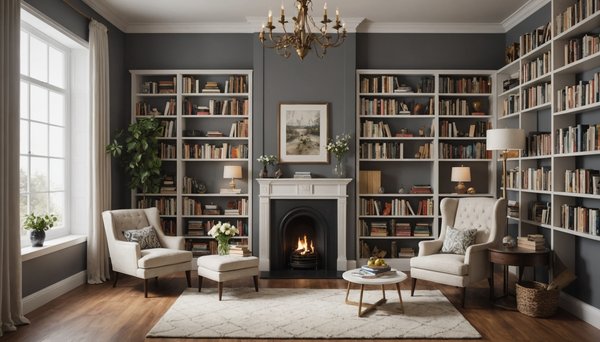 Create a magical reading space with unique book nooks